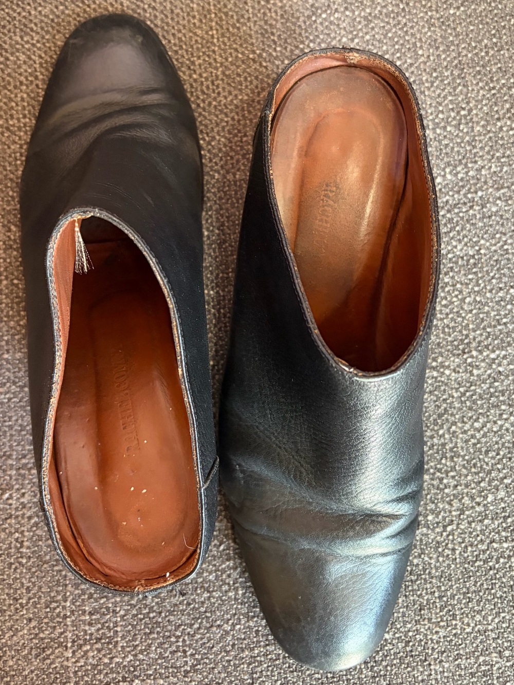 Rachel Comey Mars Leather Clogs Mules Slip On Booties Black Size?